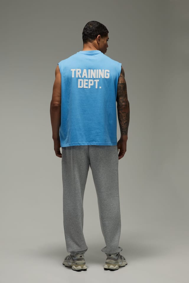 Training Dept. Training Dept. Men's Training Dept Oversized Tank in Blue - 2