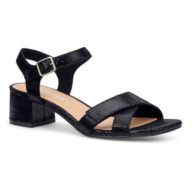 Hotter Hotter Women's 'Riviera' Block Heel Sandals in Black - 2