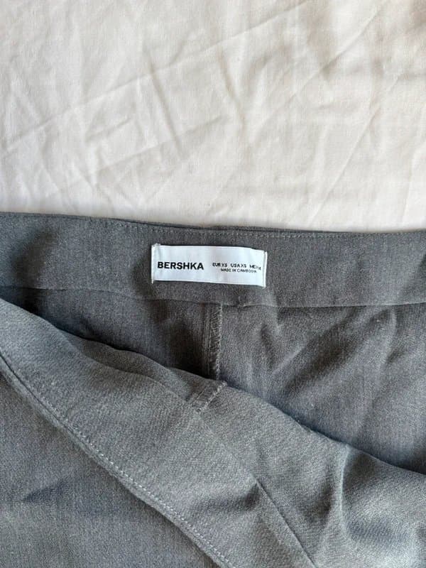 Bershka bershka grey mini skirt