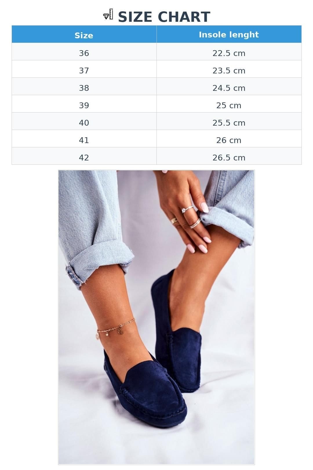 Love Lace Love Lace Women's Moccasin Flat Slip On Natural Foam Comfort Shoes in Blue - 4