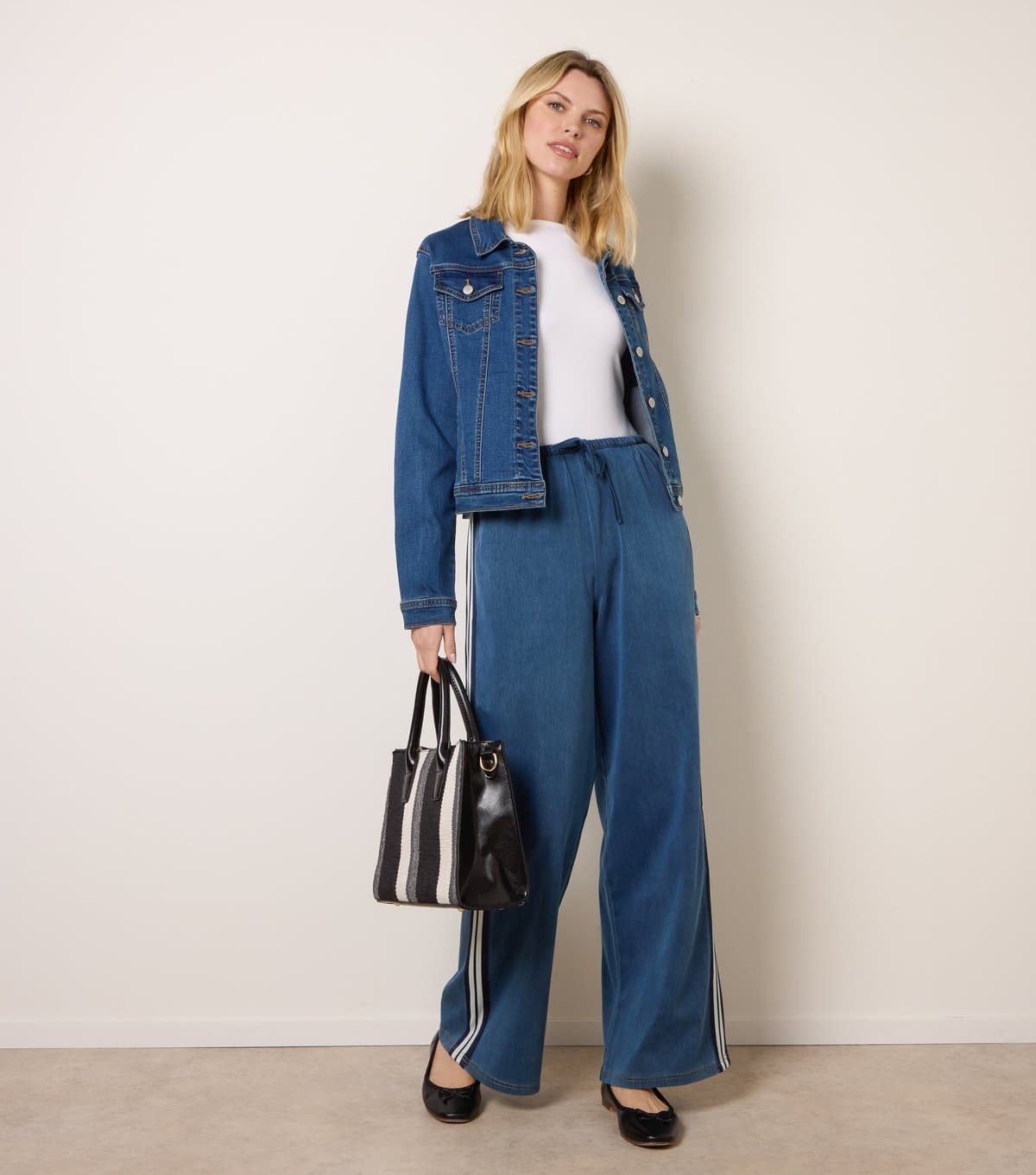 Blue Vanilla Blue Vanilla Blue Side Stripe Trousers
