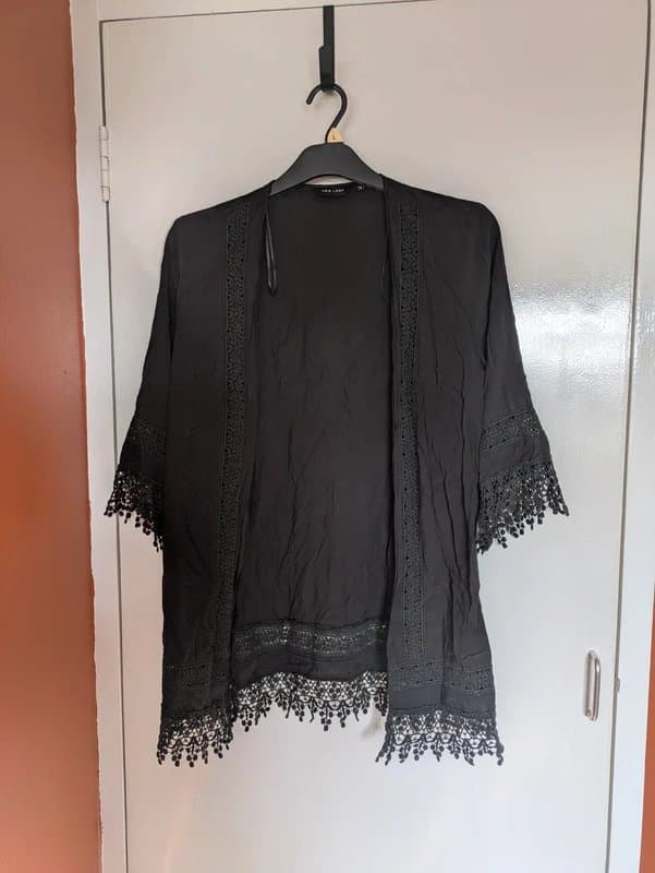 New Look Black Kimono
