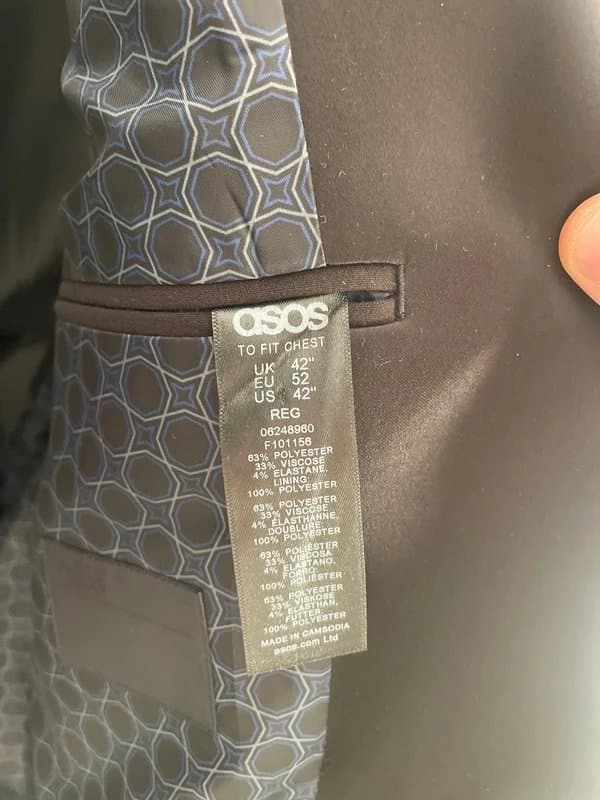 ASOS ASOS Super Skinny Tuxedo Suit & Trousers