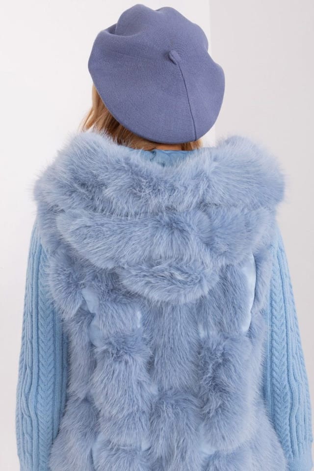Love Lace Love Lace Women's Beret Classic Wool Style Hat for Everyday Headwear Warm Winter in Blue - 3
