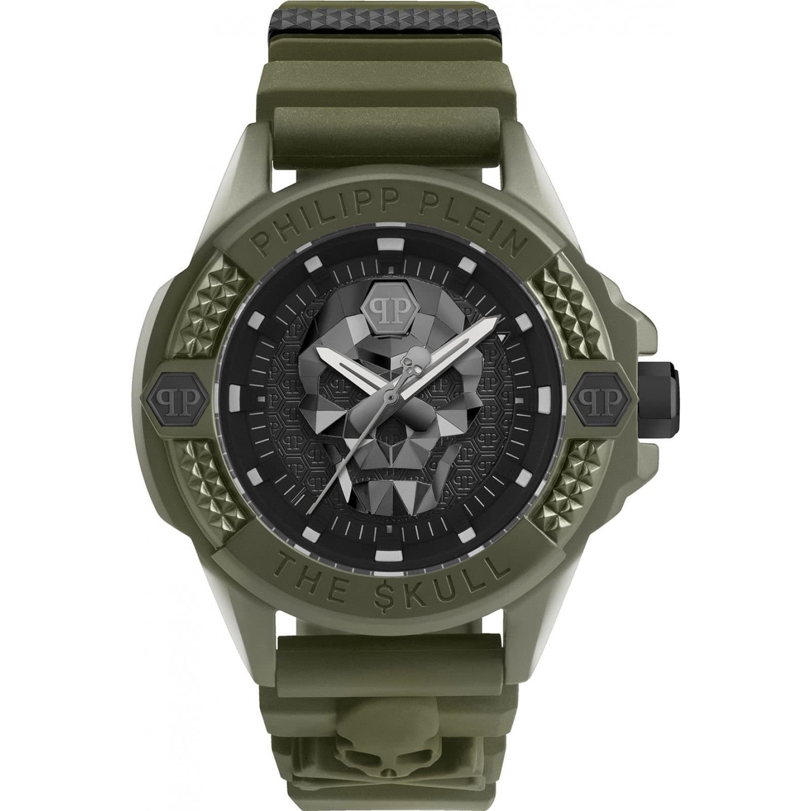 Philipp Plein Philipp Plein Men's PWUBA0423 44mm Quartz Watch in Green