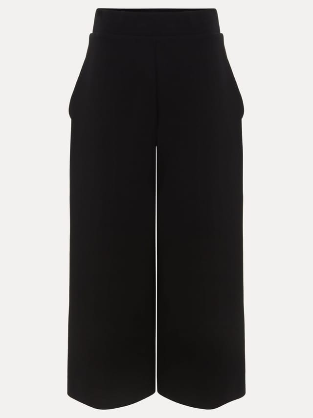 Phase Eight Phase Eight Women's Lori Cropped Culotte in Black - 2