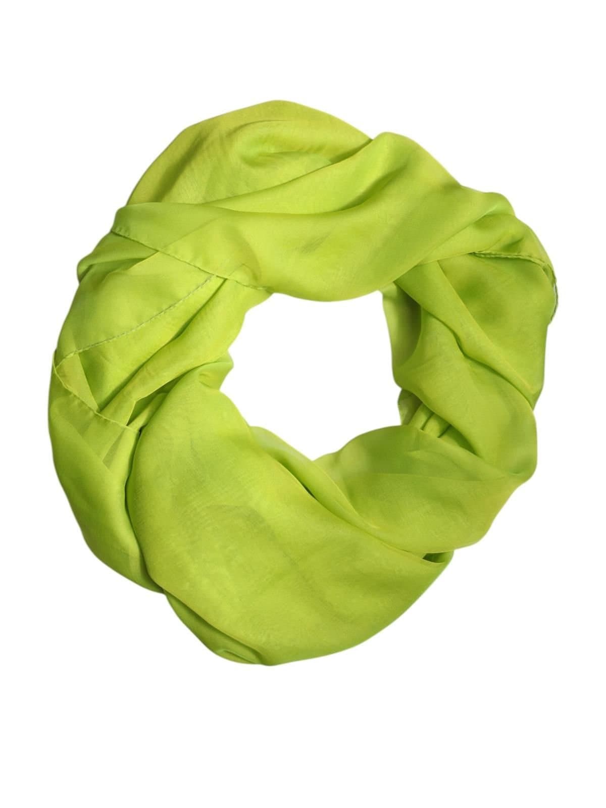 Dolce & Gabbana Dolce & Gabbana Green Silk Wrap Shawl Neck Warmer Scarf