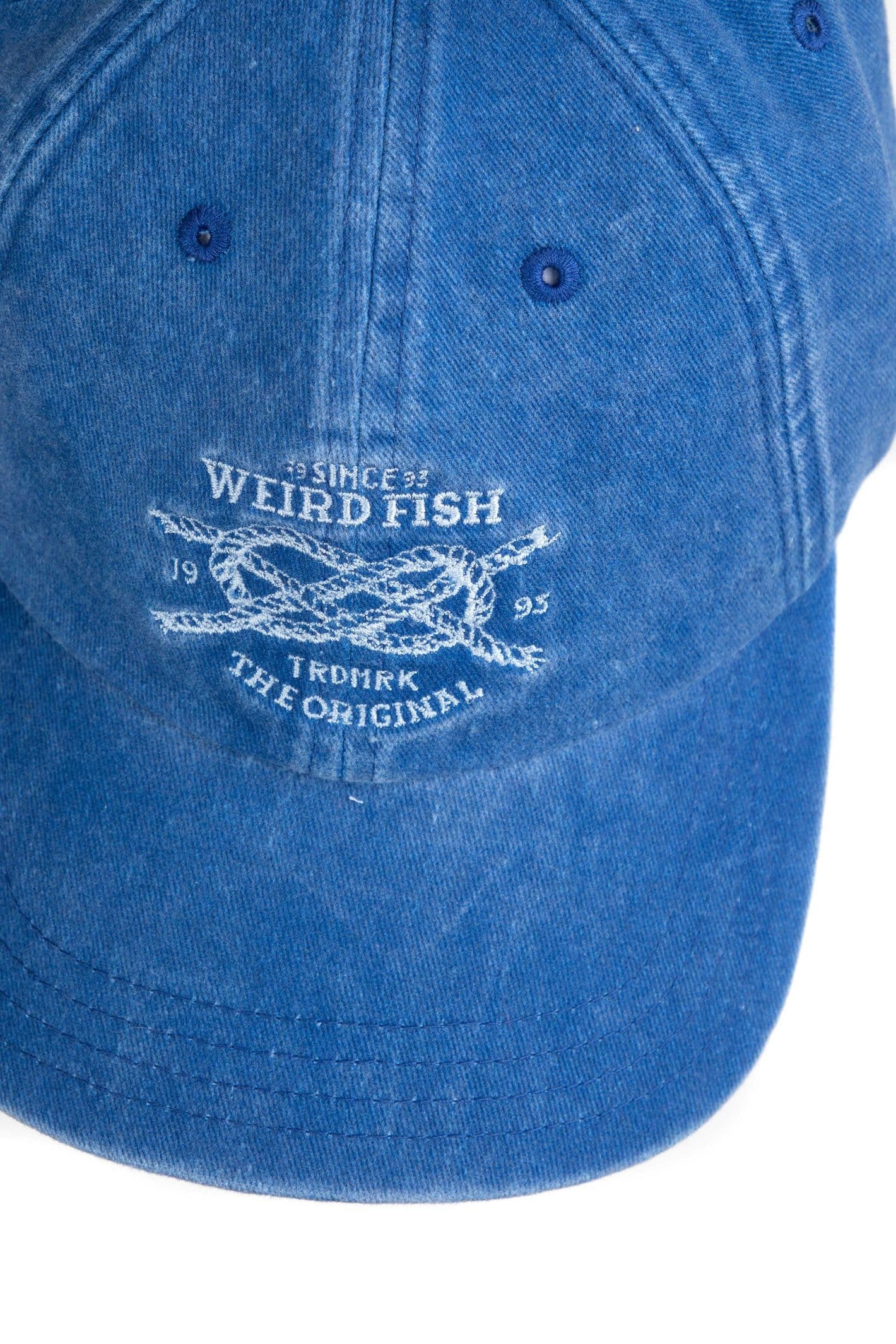 Weird Fish Weird Fish Men's Nautical Knot Twill Cap in Blue - 4