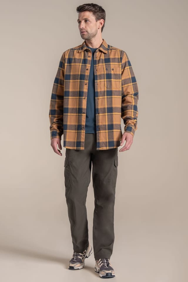 Craghoppers Craghoppers Men's Gable Long Sleeved Check Shirt in Grey - 3