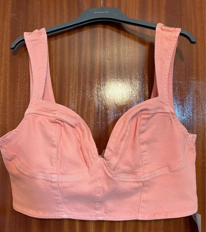 ASOS ASOS luxe denim corset style