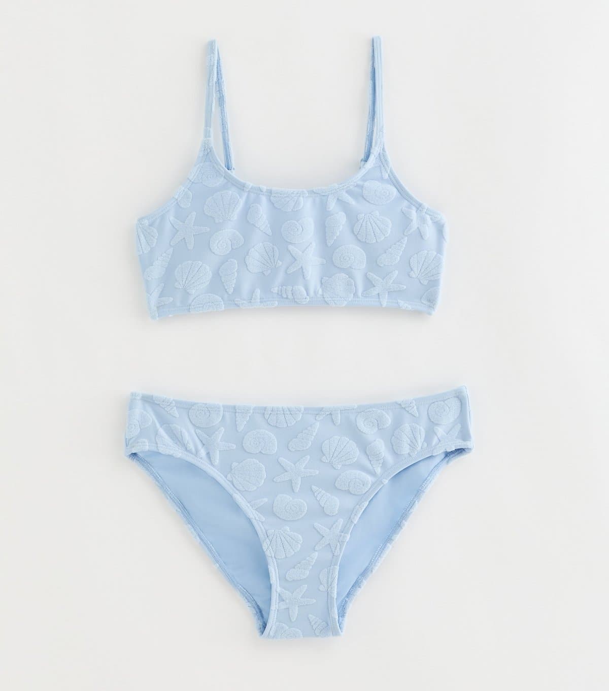 New Look New Look Light Blue Towelling Bikini Set for Girls