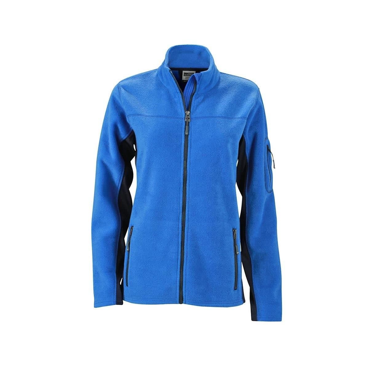 James and Nicholson James and Nicholson Women's Strong Work Fleece Jacket in Mid Blue
