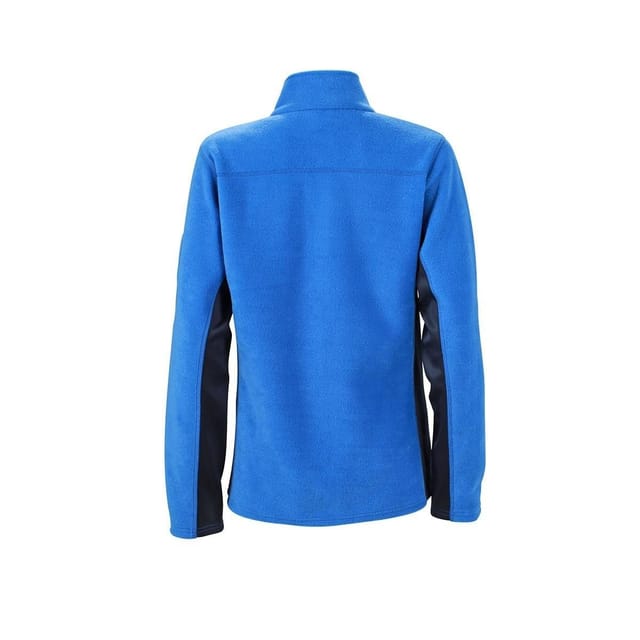 James and Nicholson James and Nicholson Women's Strong Work Fleece Jacket in Mid Blue - 2