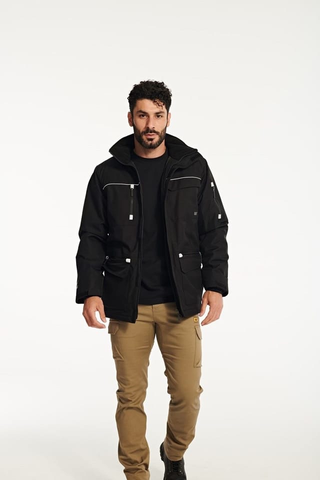 Caterpillar Caterpillar Men's Insulated Work Parker in Black - 2