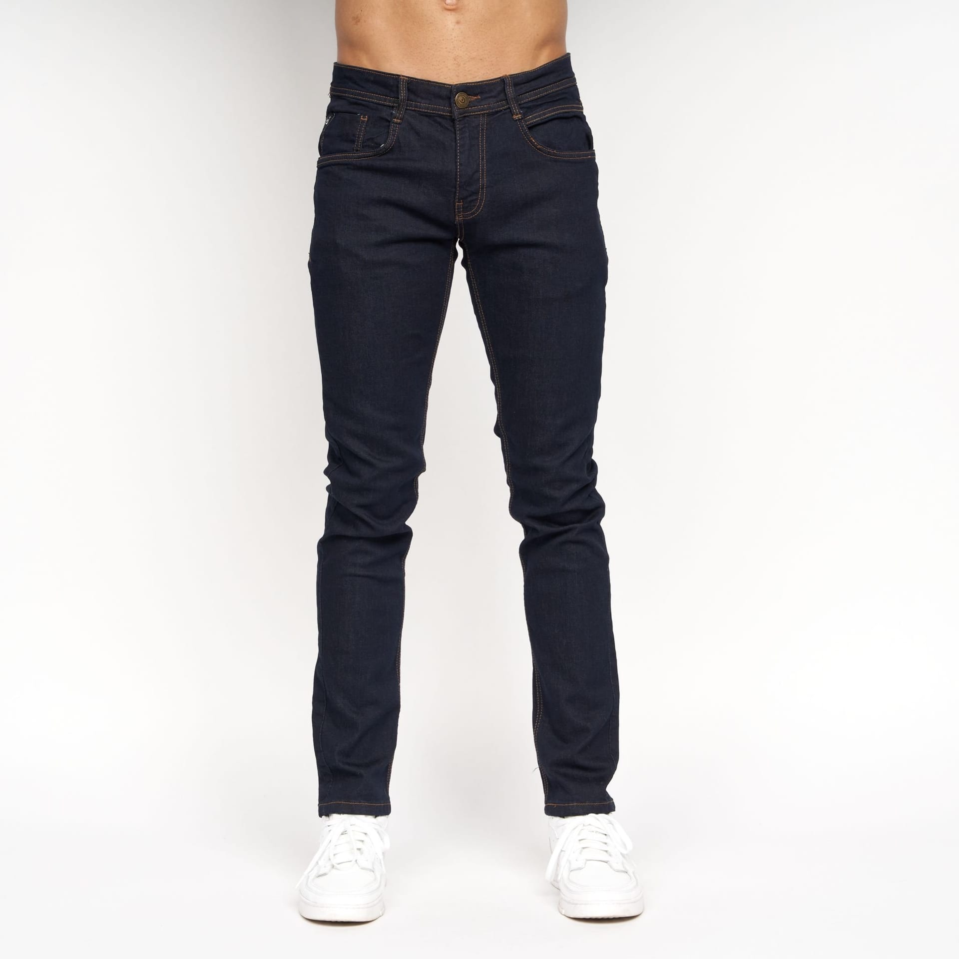 Duck&Cover Duck&Cover Maylead Men's Slim-Fit Five-Pocket Denim Jeans in Dark Blue - 4