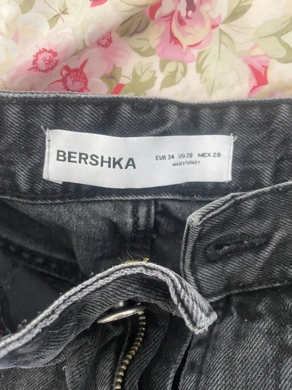 Bershka black skater jeans