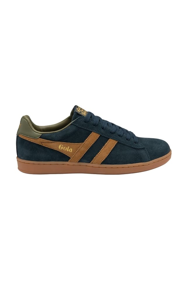 Gola Gola Men's 'Equipe Suede II' Suede Lace-Up Trainers in Navy - 2