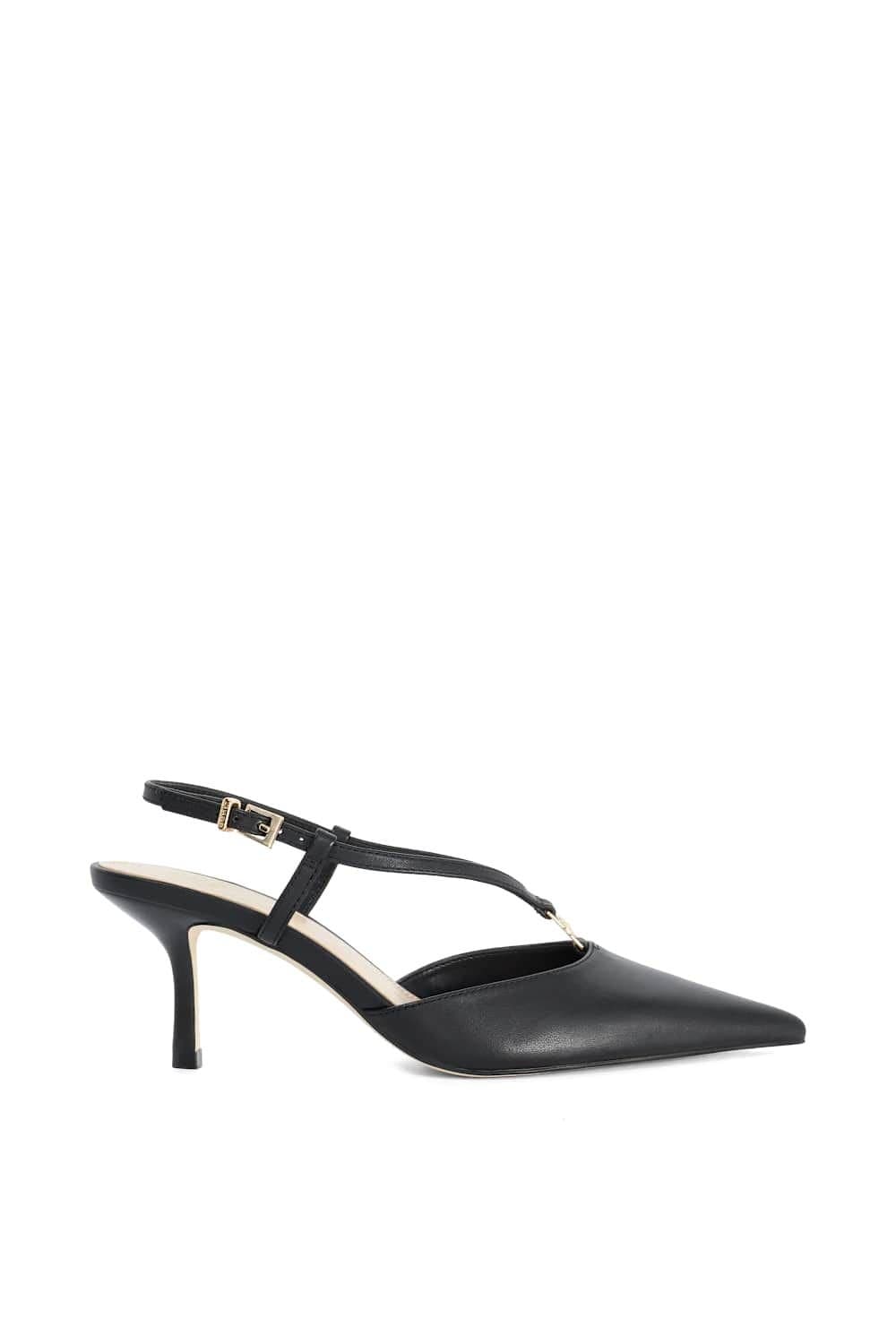 Dune London Dune London Black Leather Court Shoes