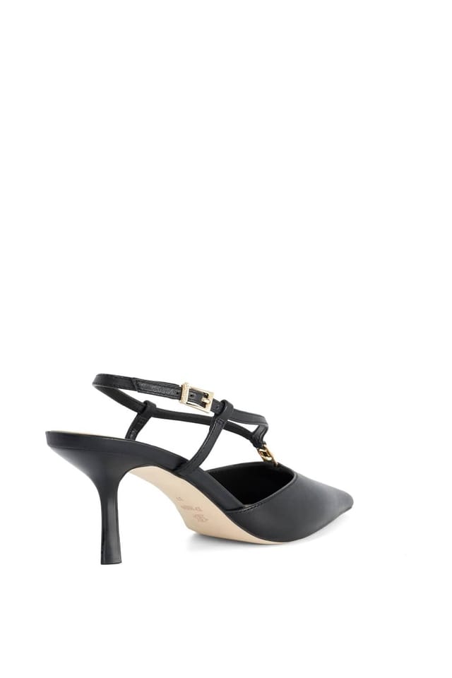 Dune London Dune London Women's 'Clarrisa' Leather Court Shoes in Black - 3