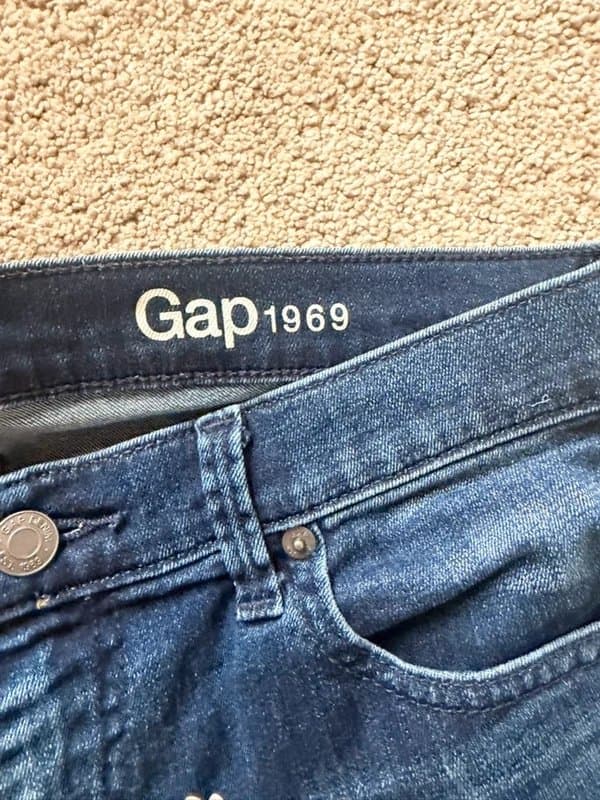 GAP GAP 1969 Best Girlfriend Jeans W29 Mid Wash Denim Slim Fit Casual