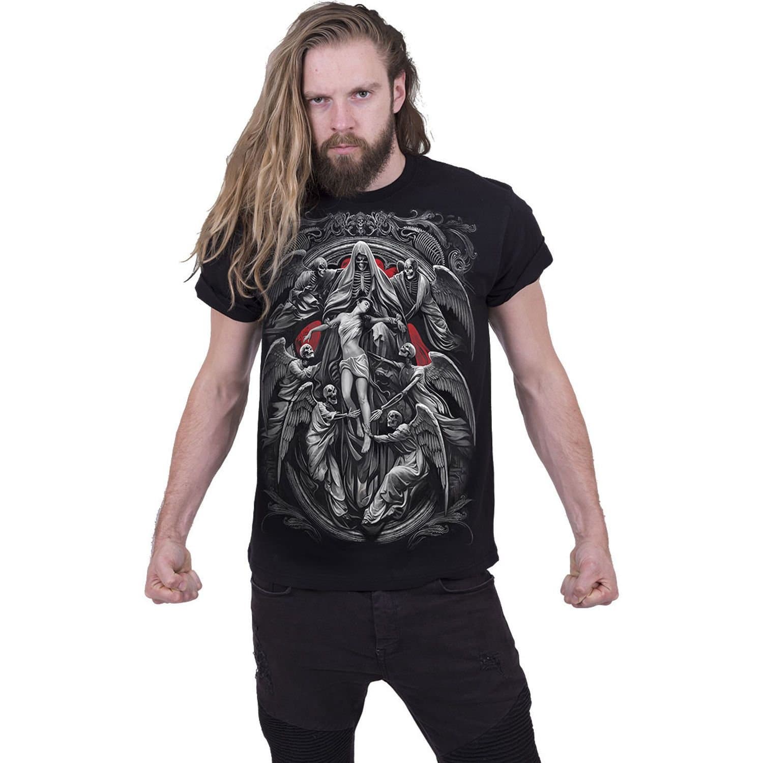 Spiral Direct Spiral Direct Men's Reaper´s Door T-Shirt in Black
