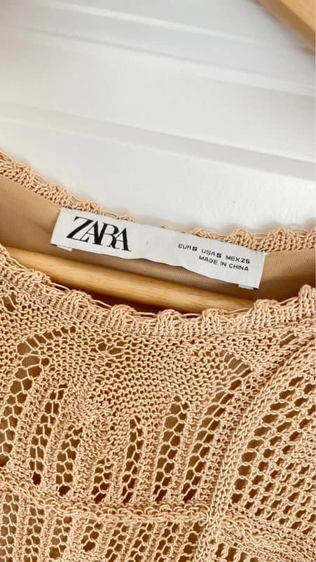 Zara Crochet dress