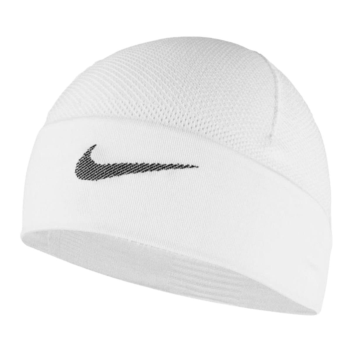 Nike Nike Men's Logo Knitted Elasticated Beanie in White