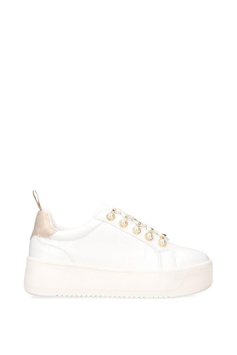 KG Kurt Geiger KG Kurt Geiger Women's 'Lighter Pearl2' Trainers In White