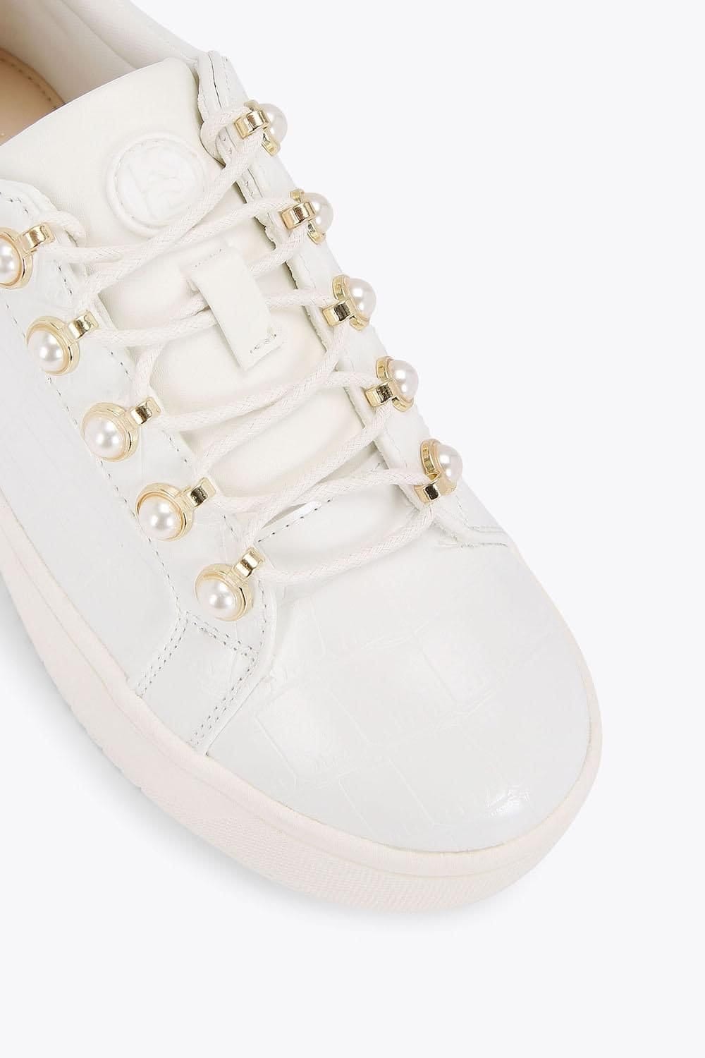 KG Kurt Geiger KG Kurt Geiger Women's 'Lighter Pearl2' Trainers in White - 4