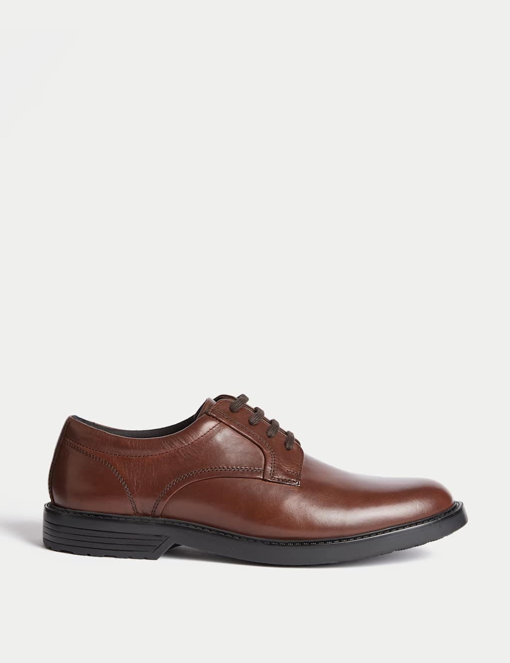Marks & Spencer M&S Brown Leather Derby Shoes