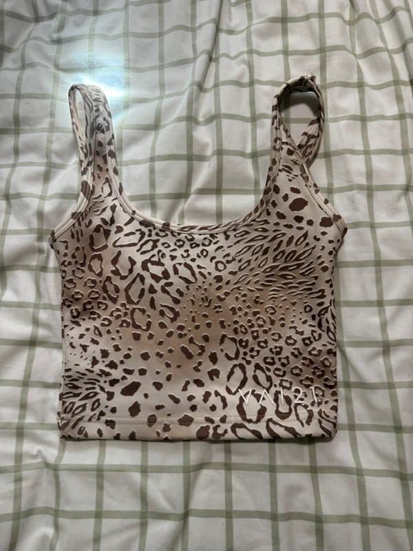 ASOS Leopard print sports bra top