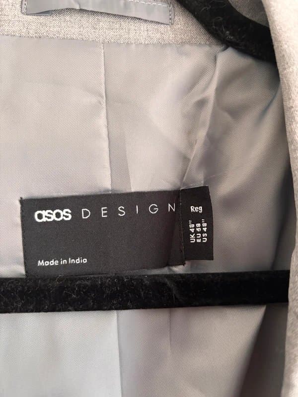 ASOS ASOS grey blazer