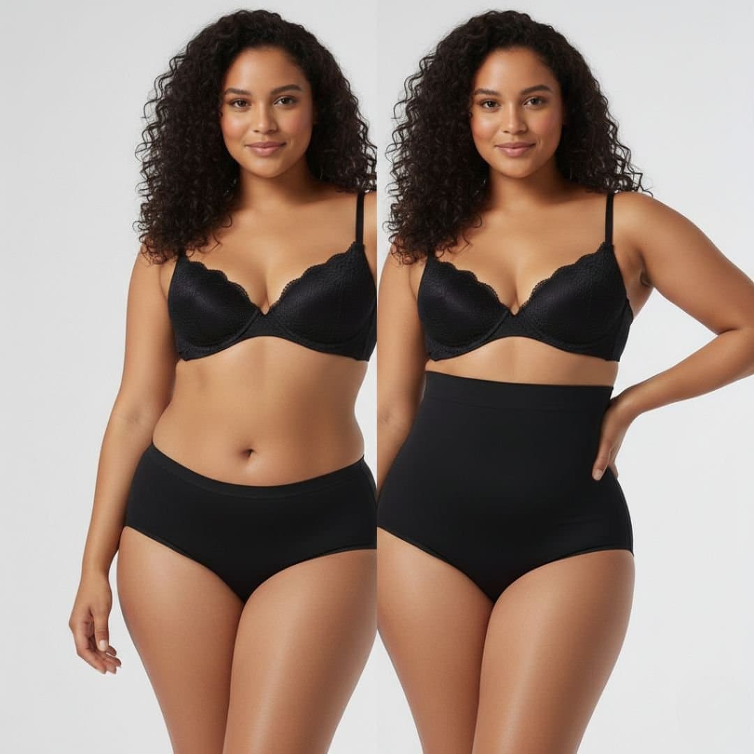 GWB Shapewear GWB Shapewear Black High Waist Tummy Control Brief