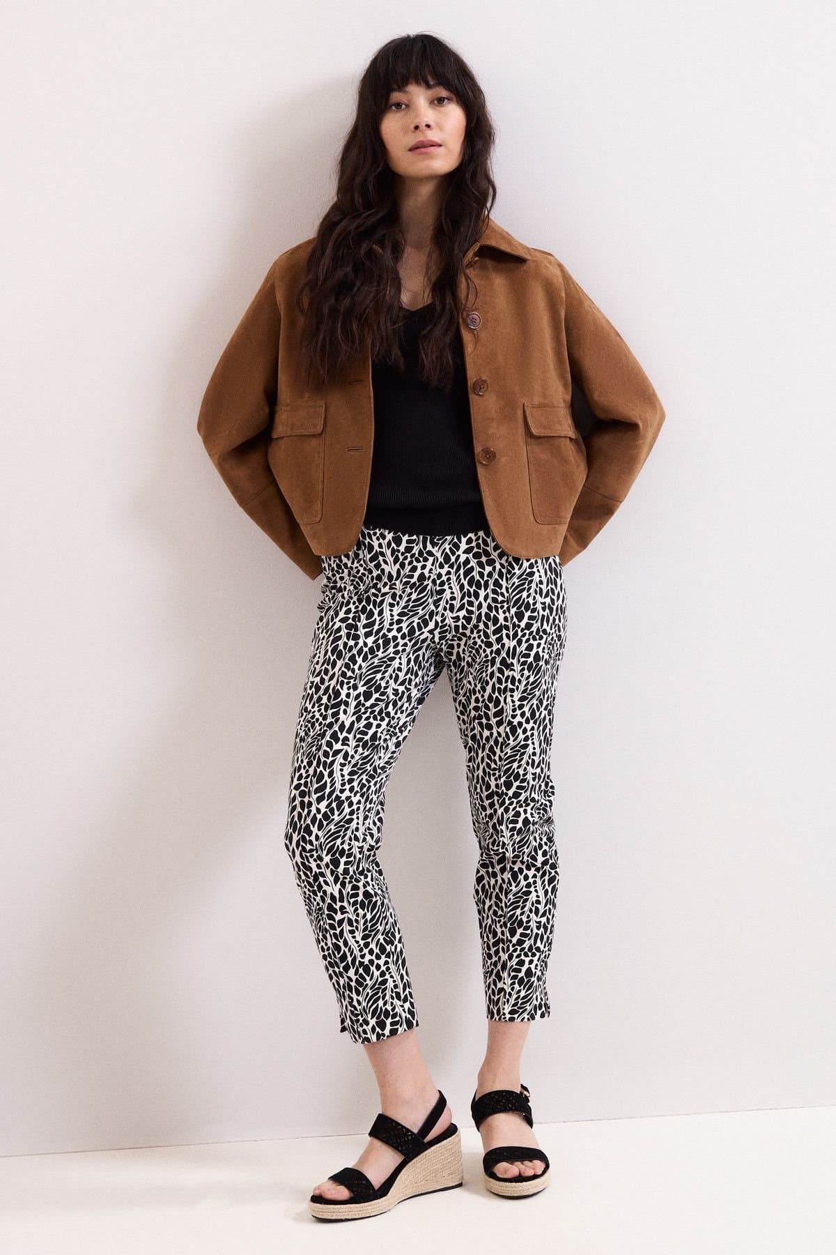 Phase Eight Phase Eight Women's Carmella Printed Cropped Trousers