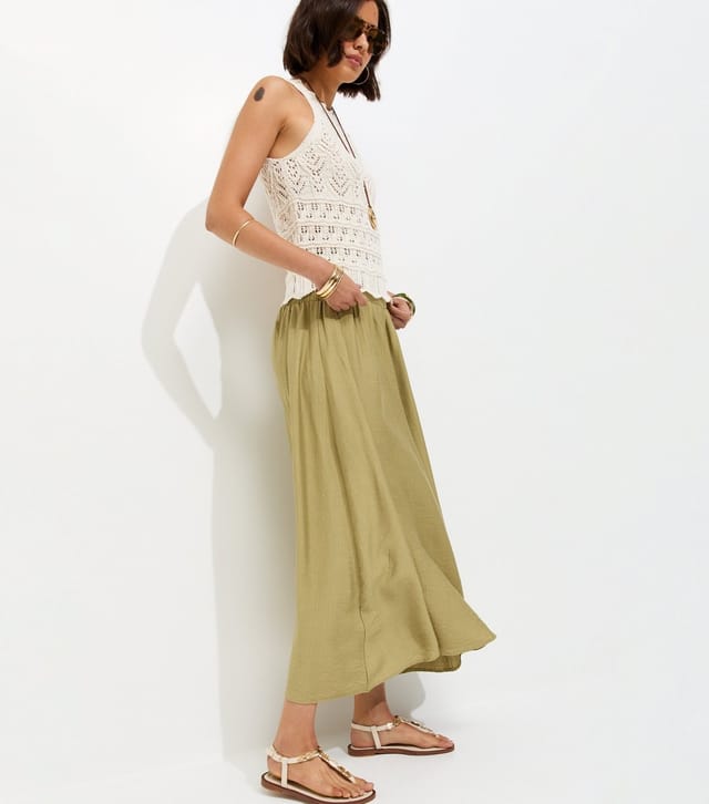 New Look Women's Petite Light Khaki Palazzo Wide Leg Trousers New Look - 3