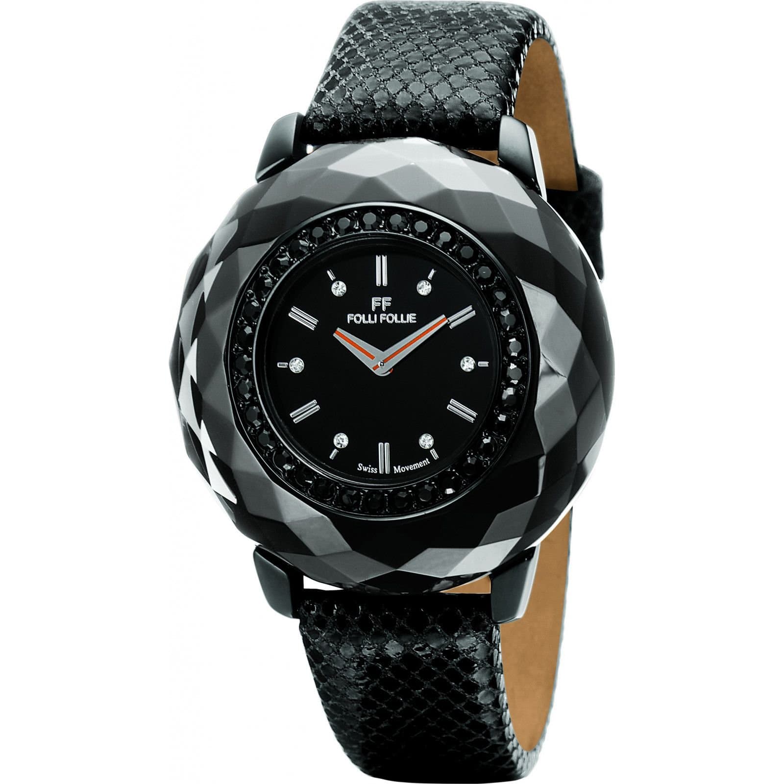 Folli Follie Folli Follie Women's WF0E046SSK 38mm Quartz Watch in Black