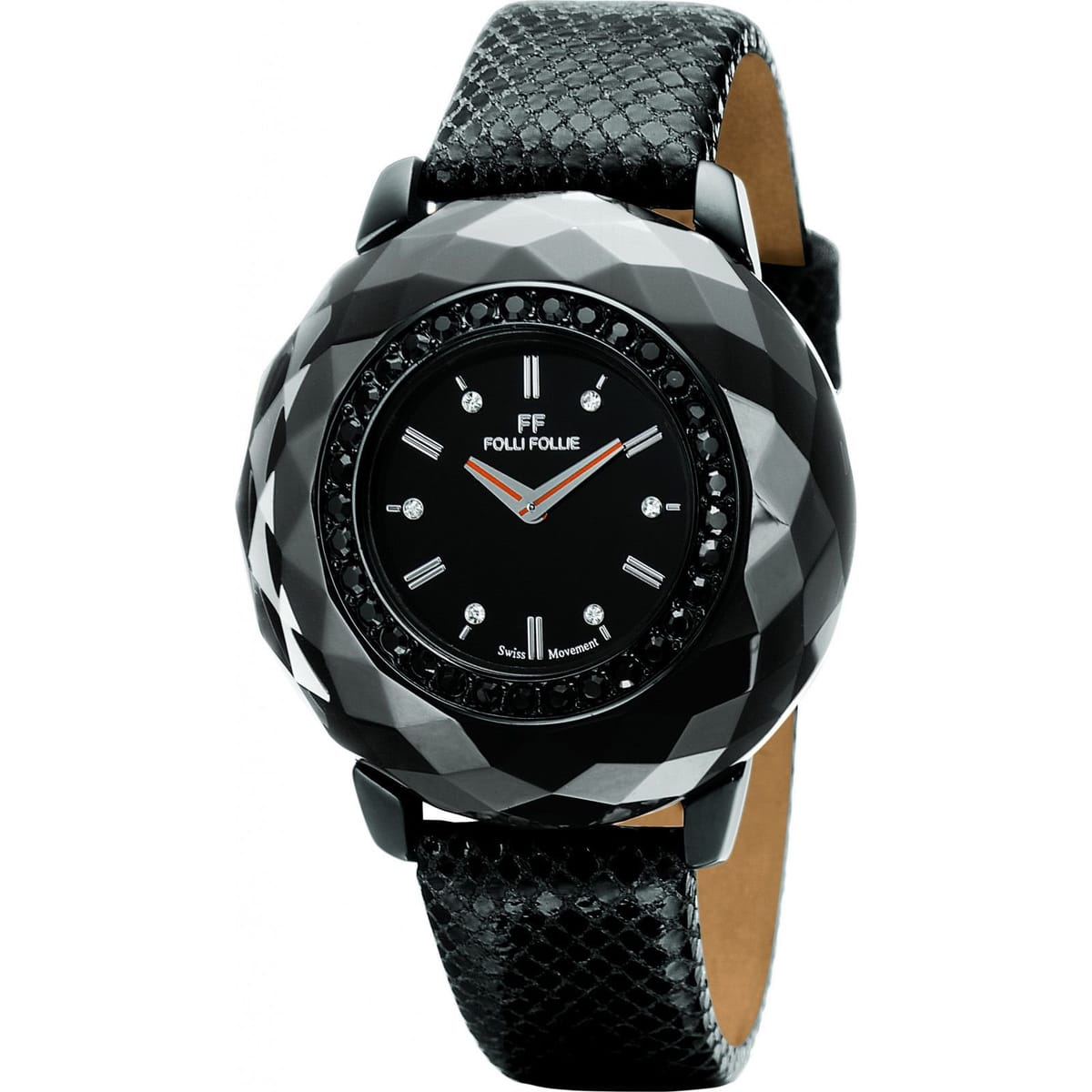 Folli Follie Folli Follie Women's WF0E046SSK 38mm Quartz Watch in Black - 1