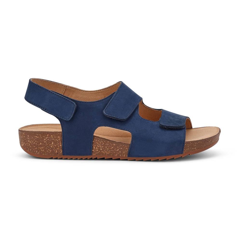 Hotter Hotter Women's Wide Fit 'Explore' Sandals in Navy - 2