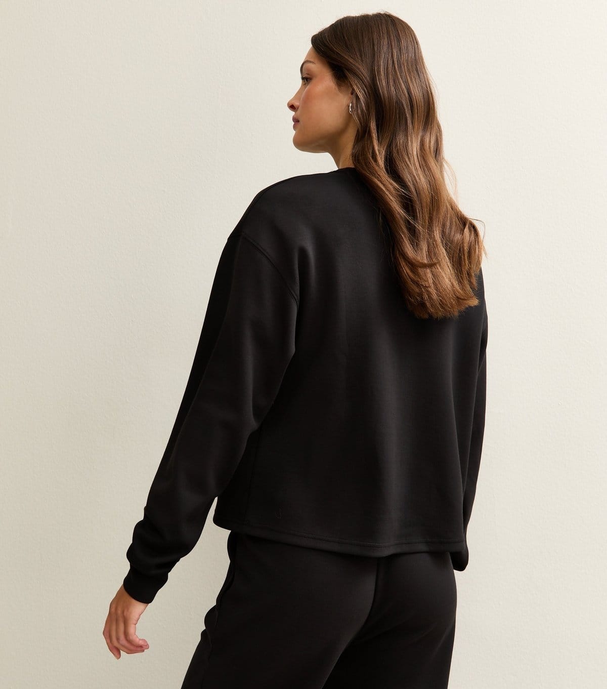New Look Women's Tall Premium Black Jersey Sweatshirt New Look - 4