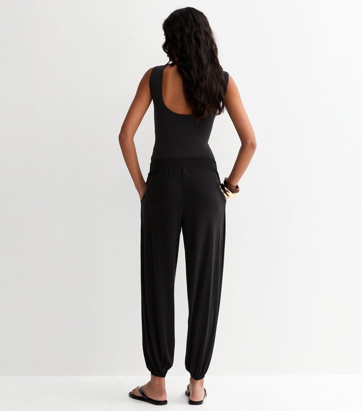 New Look Women's Black Harem Leggings New Look - 4