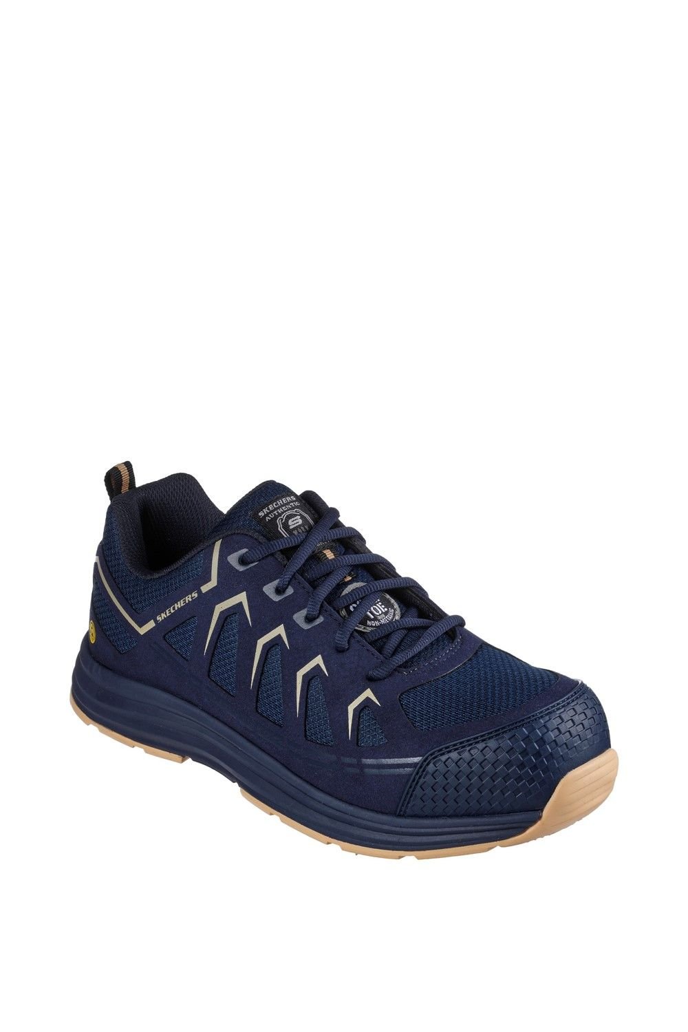Skechers Skechers Men's Malad II Safety Trainers in Navy - 3