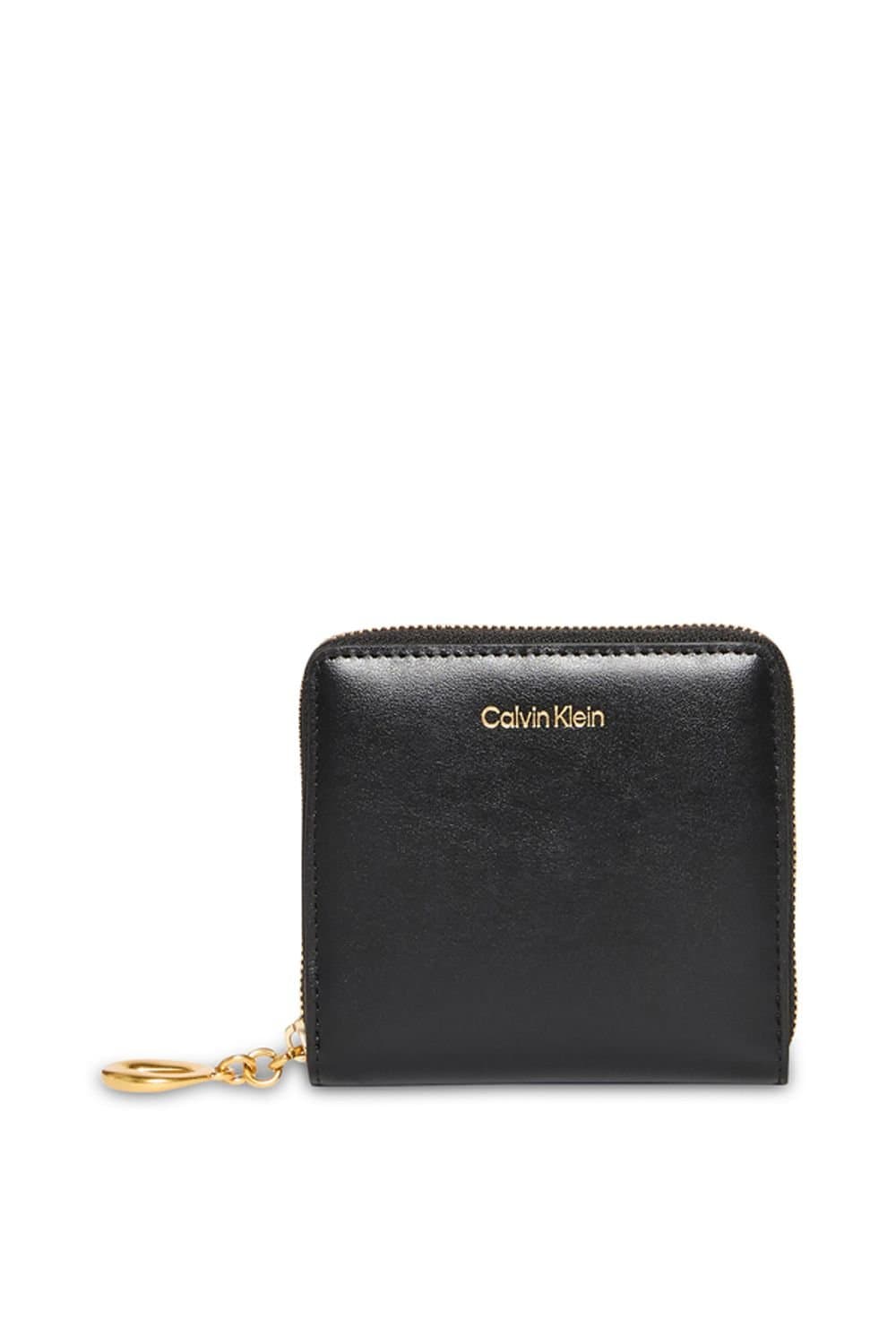 Calvin Klein Calvin Klein Women's Hardware Square Zip Around Black