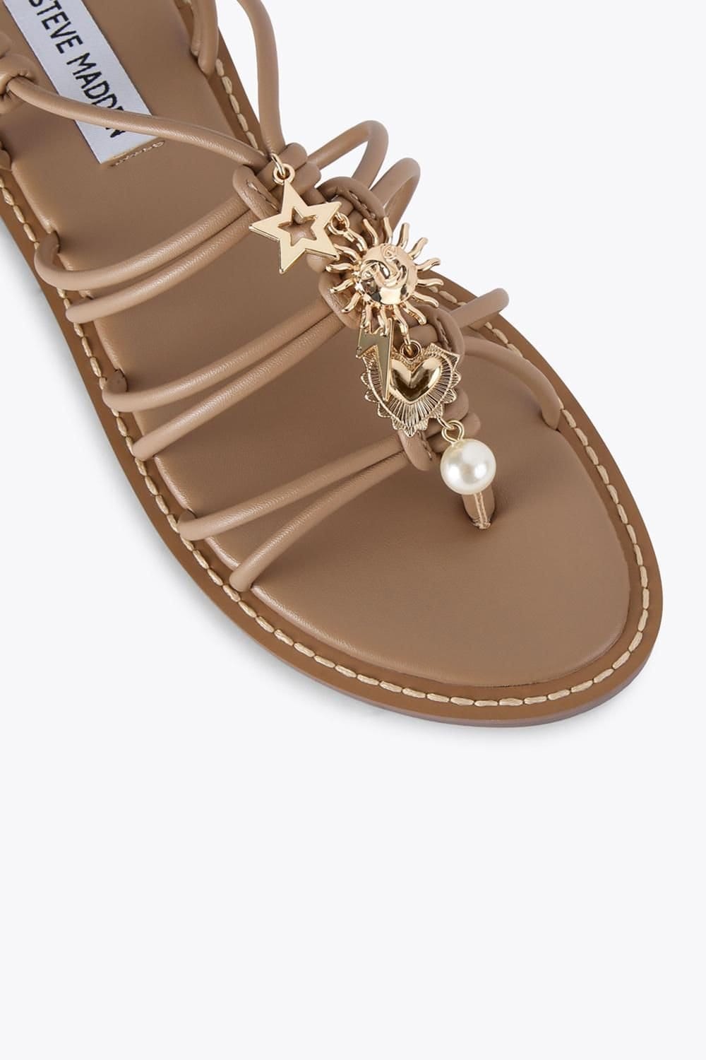 Steve Madden STEVE MADDEN Women's 'La Charmer Tan' Sandals in Tan - 4