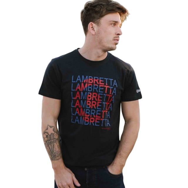 Lambretta Lambretta Men's Heritage SS25 Target T-Shirt in Navy - 3