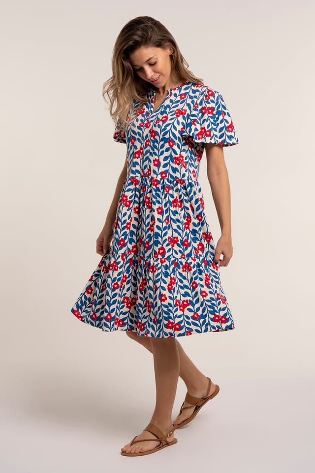 Brakeburn Brakeburn Women's CALLIOPE DRESS in Blue - 3