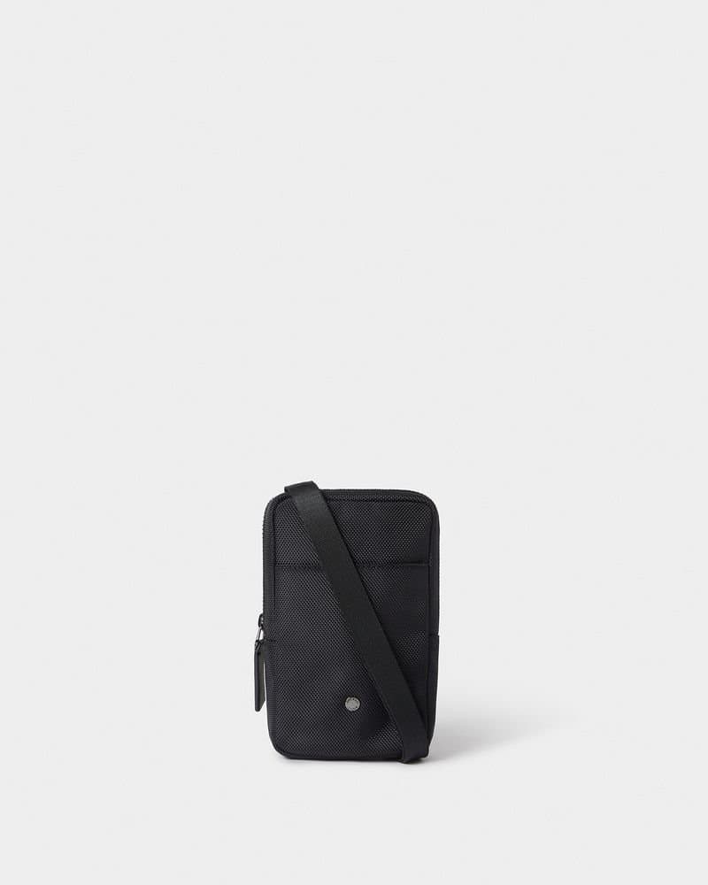OSPREY LONDON OSPREY LONDON Men's The Ballistic Nylon Phone Bag in Black