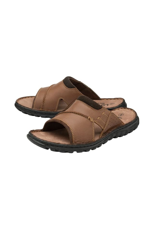 Lotus Lotus Men's 'Louis' Mule Sandals in Tan - 2