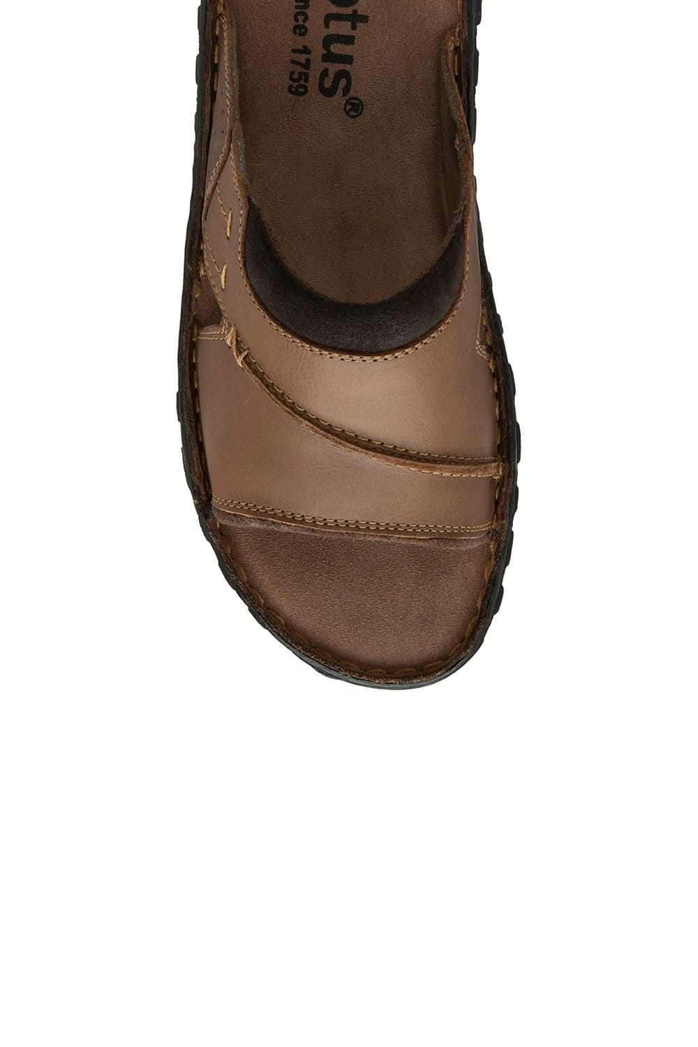 Lotus Lotus Men's 'Louis' Mule Sandals in Tan - 4
