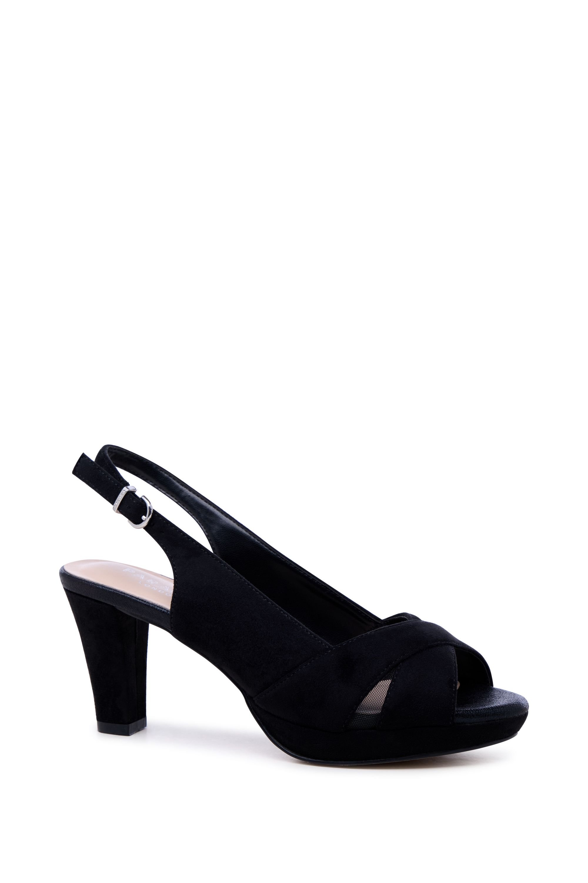 Paradox London Paradox London Women's Louise' Block Heel Platform Sandals in Black - 2