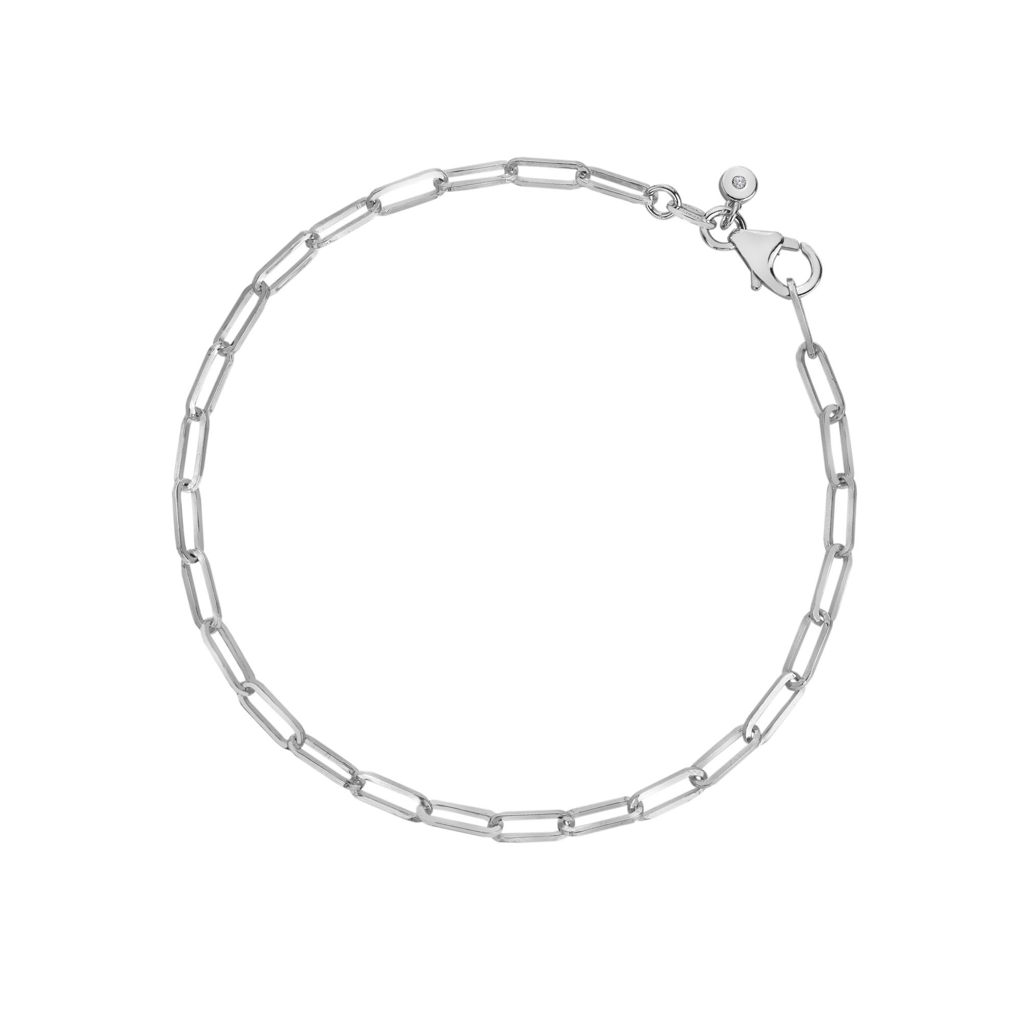 Hot Diamonds Hot Diamonds Women's Paperclip Bracelet in Silver - 3